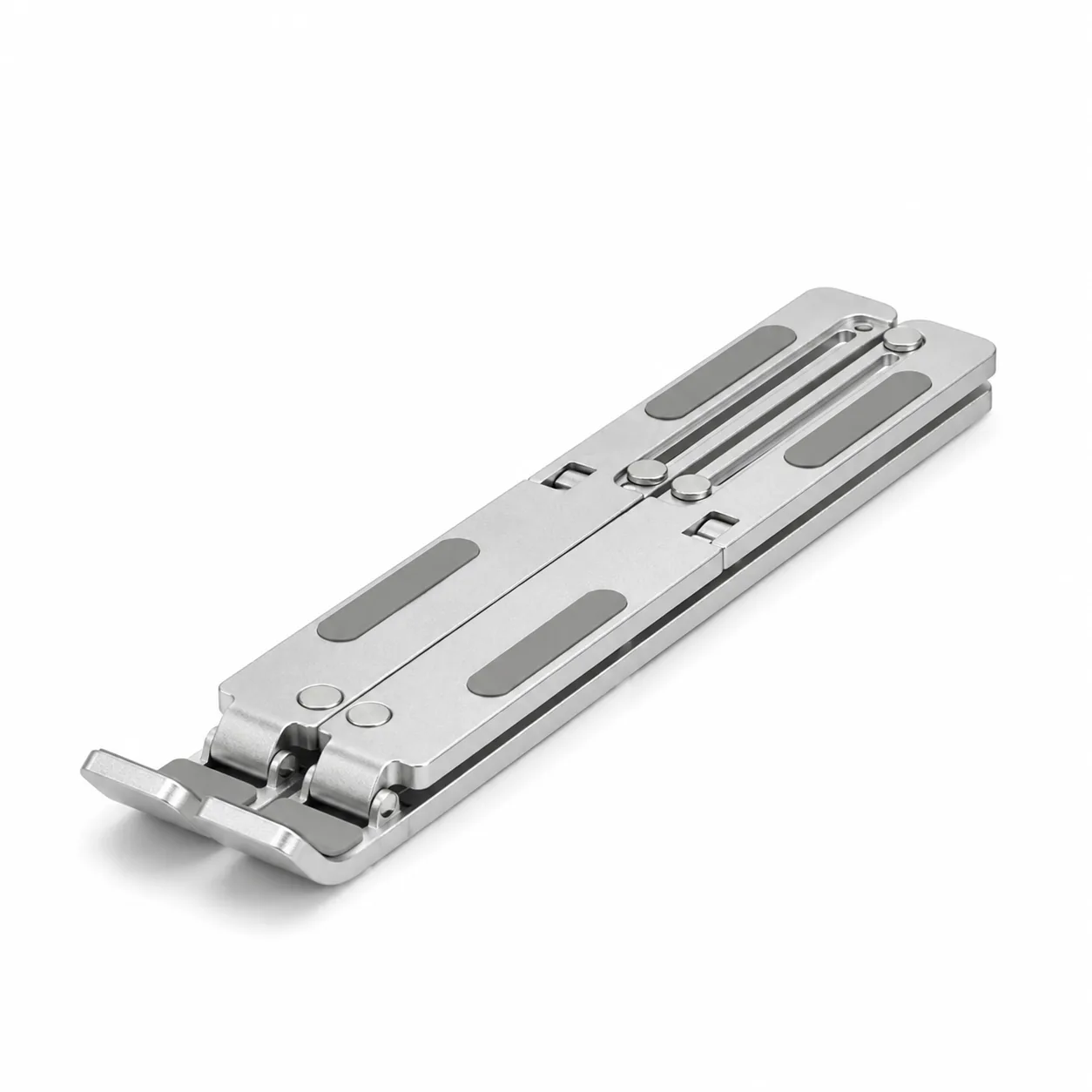 SpineUp Essential plateado completamente plegado